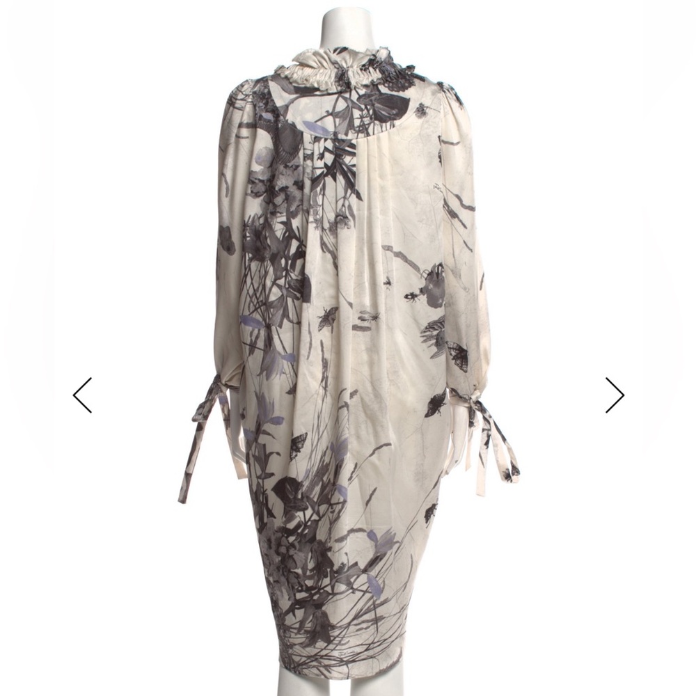 Just Cavalli Printed Silky Tunic Dress | Size XL - Picture 3 of 12